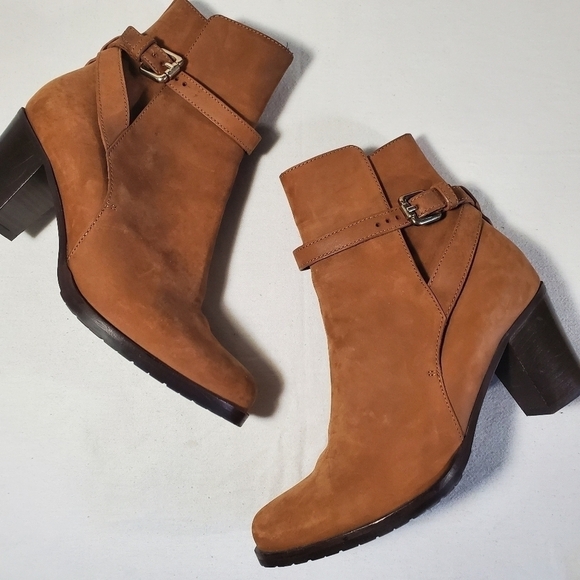 L.K Bennett Nubuck Suede Booties Size EU 38.5 - Picture 3 of 17